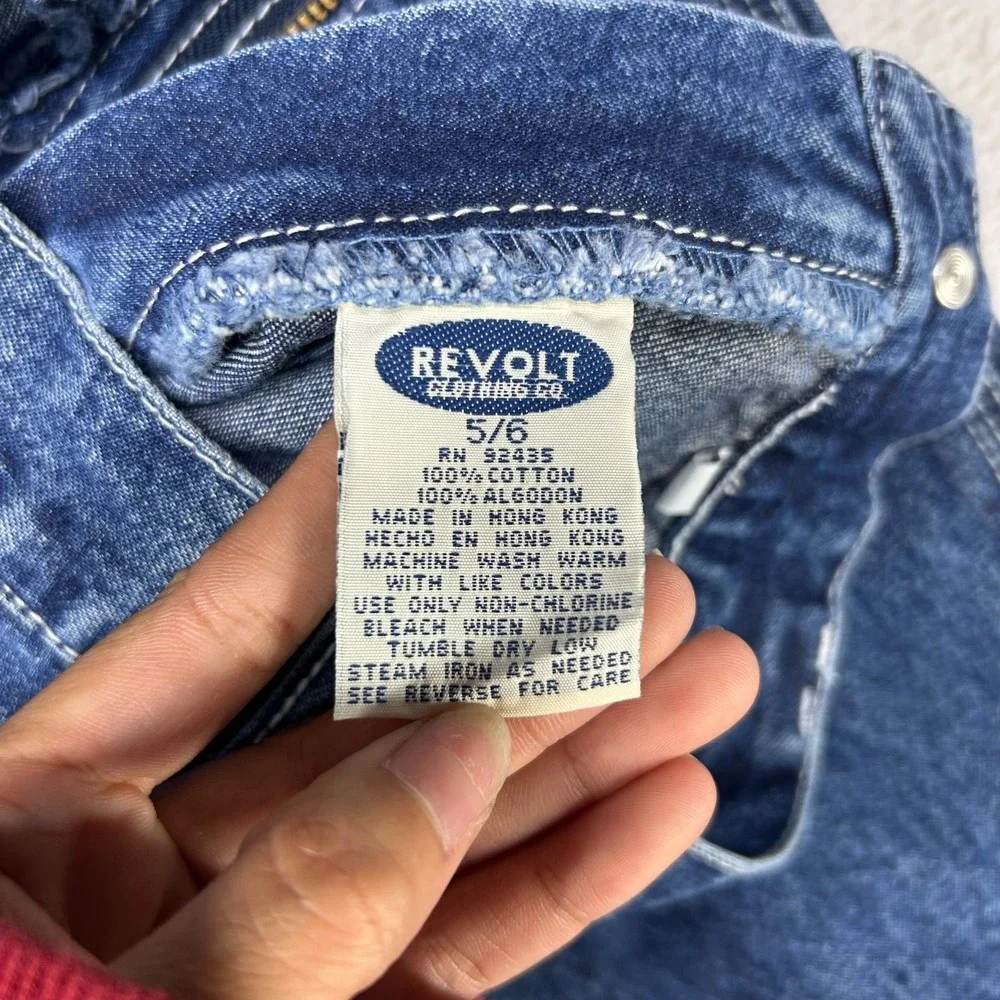 Vintage Revolt Clothing Co. Wide Leg Carpenter Jeans Women's 5/6 -‎ 27X32 NWT